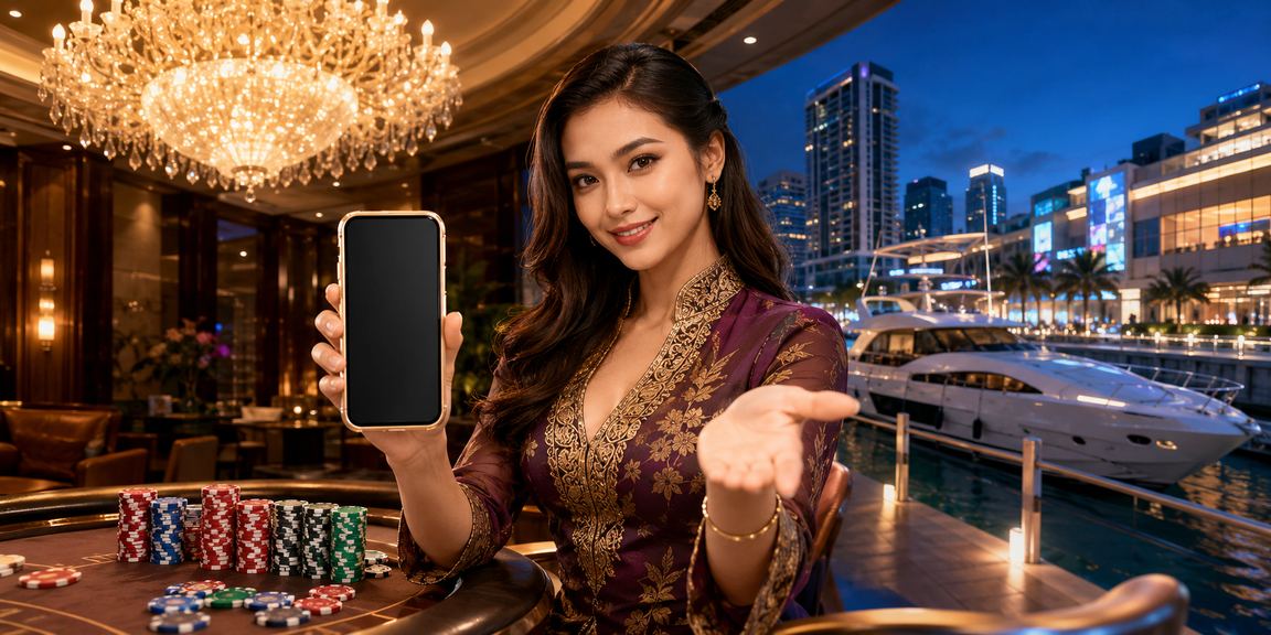 Pemain poker beraksi dalam kasino xu60 Johor Bahru